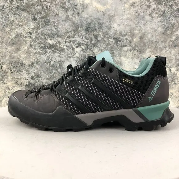 Adidas Women's Size 9 Terrex Scope Stealth Black Grey GTX Hiking Sneakers BB5450