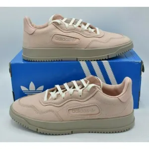 Adidas Authentic Originals Womens Size 8 SC Premiere Lace Up Pink Sneakers Shoes