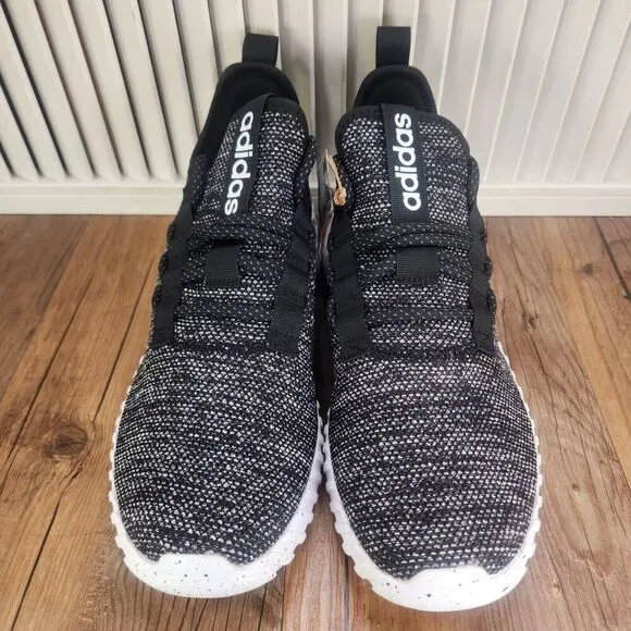 Adidas Kaptir 3.0 Running Shoes Men Sz 10.5 Black White Athletic Sneakers IF7314