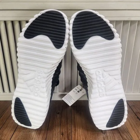 Adidas Kaptir 3.0 Running Shoes Men Sz 10.5 Black White Athletic Sneakers IF7314