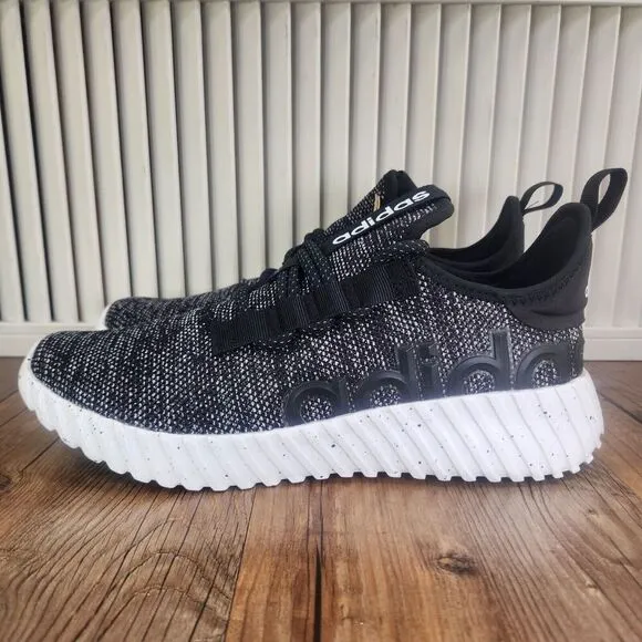 Adidas Kaptir 3.0 Running Shoes Men Sz 10.5 Black White Athletic Sneakers IF7314
