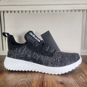Adidas Kaptir 3.0 Running Shoes Men Sz 10.5 Black White Athletic Sneakers IF7314
