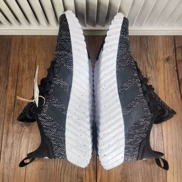 Adidas Kaptir 3.0 Running Shoes Men Sz 10.5 Black White Athletic Sneakers IF7314