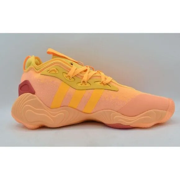 Adidas Mens Size 10 Trae Young 3 Acid Orange Spark Basketball Shoes Sneakers