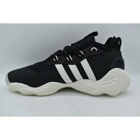 Adidas Mens Size 11 Trae Young 3 Black White Carbon Basketball Shoes Sneakers