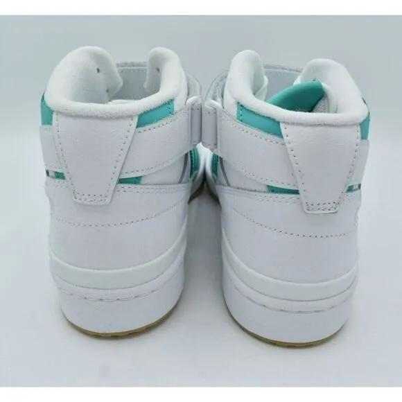 Adidas Originals Womens Size 9.5 Forum Mid White Mint Gum Sneakers Shoes GY3672