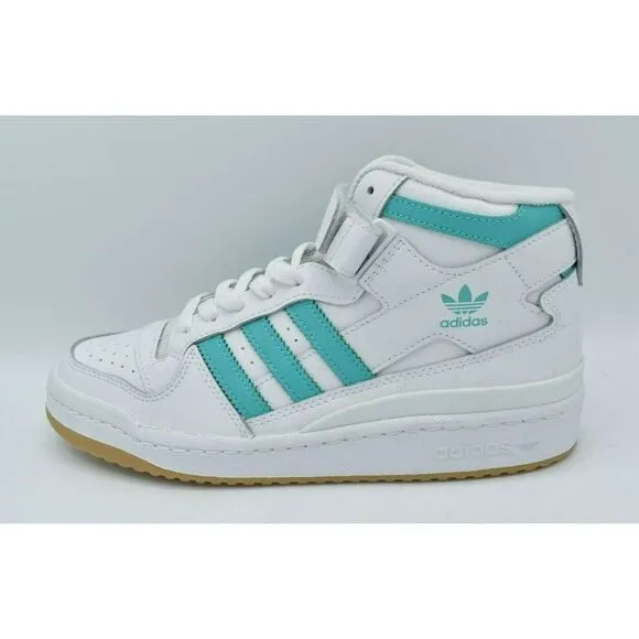 Adidas Originals Womens Size 9.5 Forum Mid White Mint Gum Sneakers Shoes GY3672