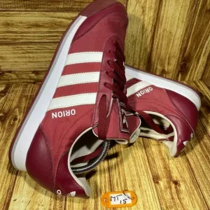 Adidas Orion Sneakers Mens Size 11.5 Maroon Red Rare Lace Up Casual Shoes G59959