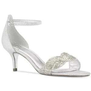 Adrianna Papell NWT’s Aerin Silver Evening Dress Sandal. Size 8.5 medium