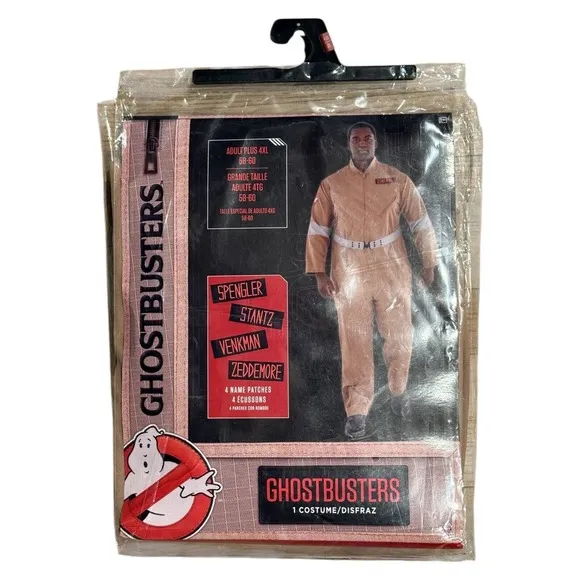 Adult Ghostbusters Costume Licensed - Adult Plus 4XL
