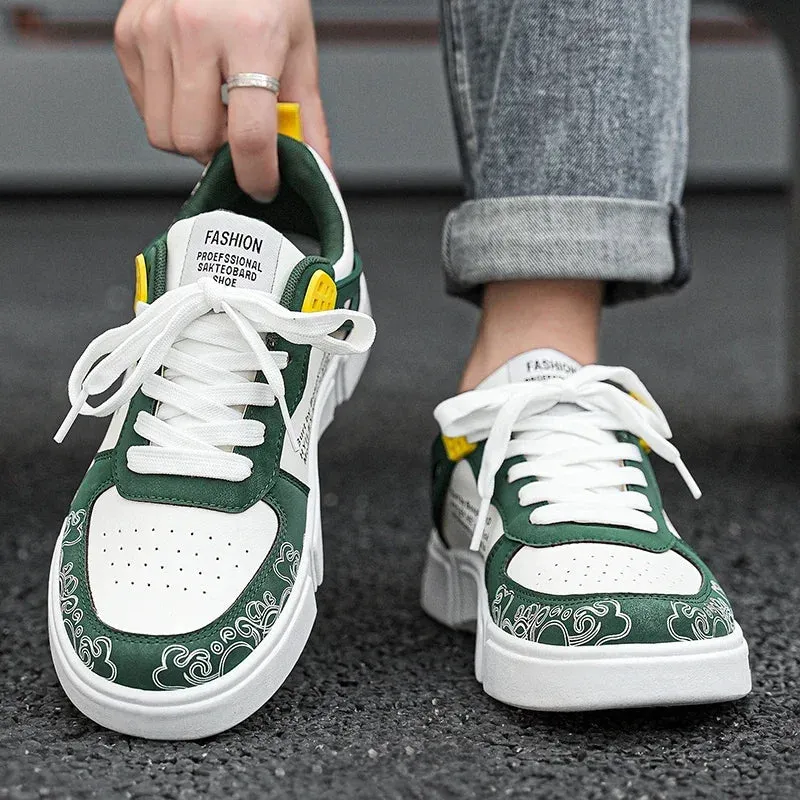 ADVBRIDGE  -  New Casual and Fashionable Men's and Women's Graffiti Sports Shoes, Plus Size 35-44, Versatile Outdoor Sneakers for Couples