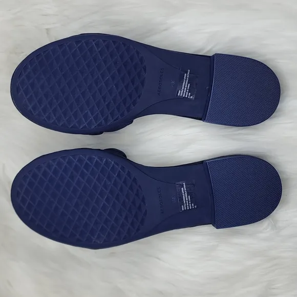 Aerosoles Brad Slip On Slipper Sandals Navy Blue