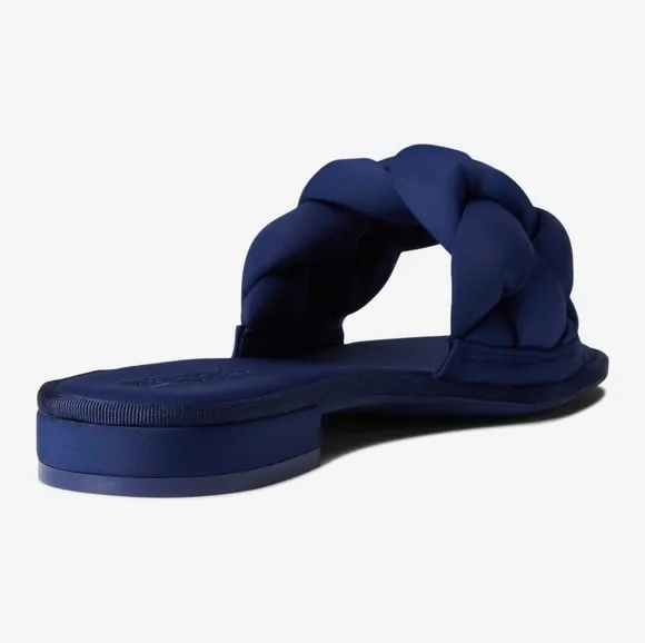 Aerosoles Brad Slip On Slipper Sandals Navy Blue