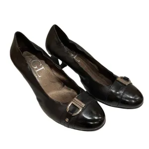 AGL Attilio Giusti Leombruni Womens Pumps Shoes Size US 10 EUR 40 Black Leather