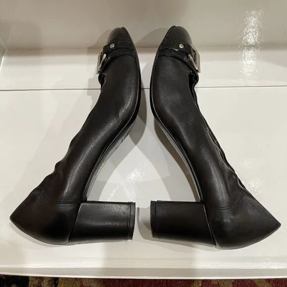 AGL Attilio Giusti Leombruni Womens Pumps Shoes Size US 10 EUR 40 Black Leather