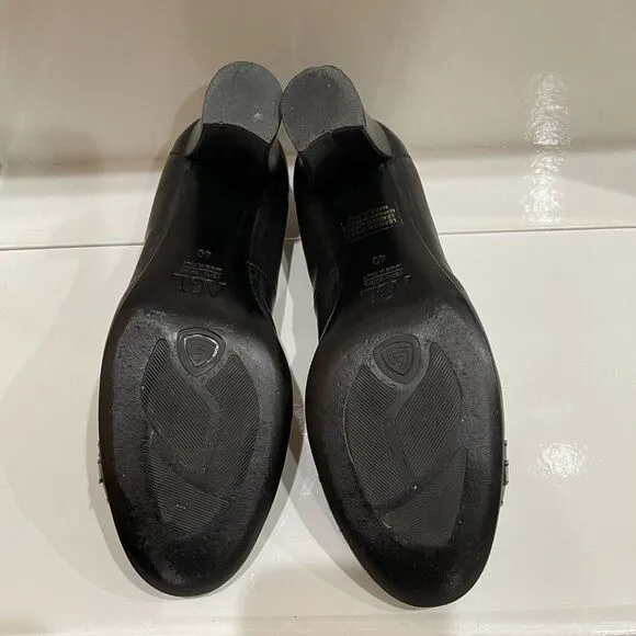 AGL Attilio Giusti Leombruni Womens Pumps Shoes Size US 10 EUR 40 Black Leather