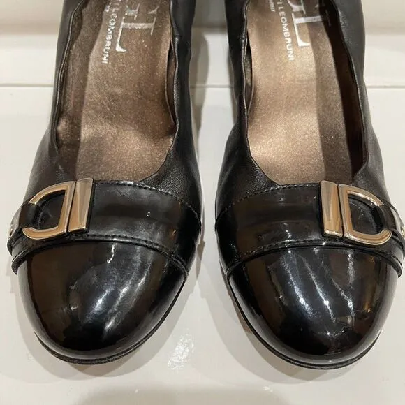 AGL Attilio Giusti Leombruni Womens Pumps Shoes Size US 10 EUR 40 Black Leather
