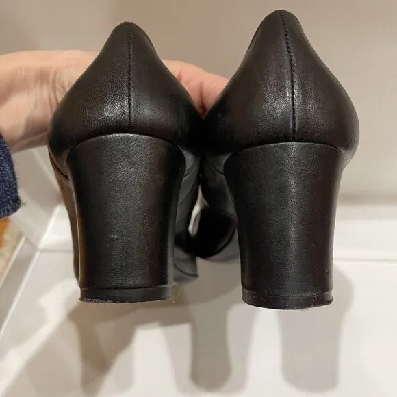 AGL Attilio Giusti Leombruni Womens Pumps Shoes Size US 10 EUR 40 Black Leather