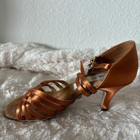 Aida Andra Latin Heels - Size 21.5 / 2.5&quot; Heel