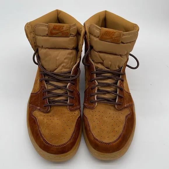 Air Jordan 1 Retro High Sneakers Golden Harvest Gum Men 13
