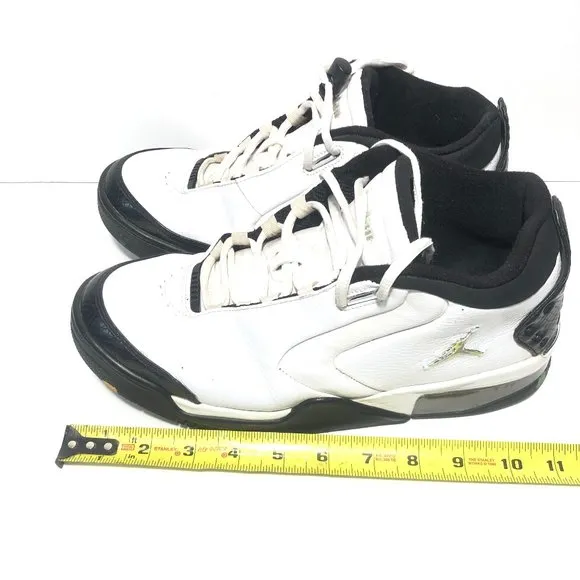 AIR JORDAN BIG FUND BLACK AND WHITE MEN SHOES 9.5