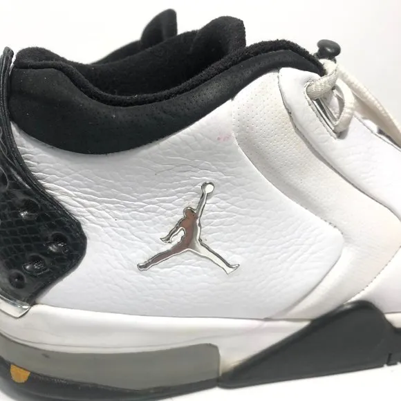 AIR JORDAN BIG FUND BLACK AND WHITE MEN SHOES 9.5