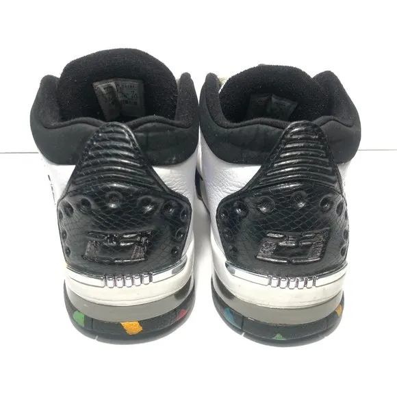 AIR JORDAN BIG FUND BLACK AND WHITE MEN SHOES 9.5