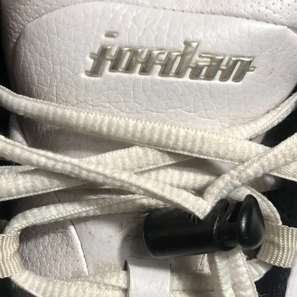 AIR JORDAN BIG FUND BLACK AND WHITE MEN SHOES 9.5
