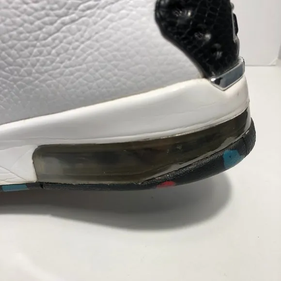 AIR JORDAN BIG FUND BLACK AND WHITE MEN SHOES 9.5