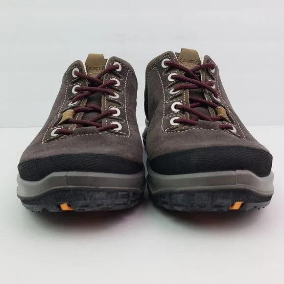 AKU La Val Low GTX Womens Sz 6.5 Mens Sz 5 Brown Suede Outdoors Hiking Shoes