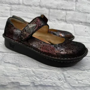 Alegria PAL-839 Paloma Metallic Black Stone Mary Jane Shoes Women EU 38 US 7.5