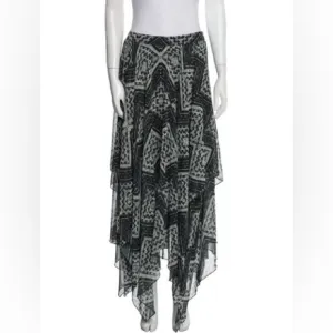 Alice   Olivia Handkerchief Hem Skirt
