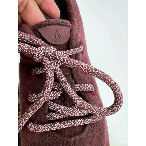 Allbirds Men Size 8 Made in Korea Wool Runners Red Maroon Sneakers Running Shoes