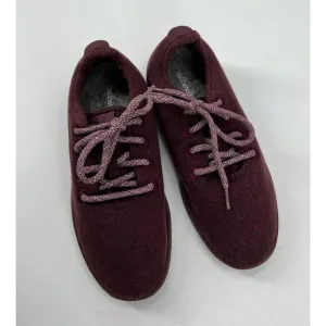 Allbirds Men Size 8 Made in Korea Wool Runners Red Maroon Sneakers Running Shoes