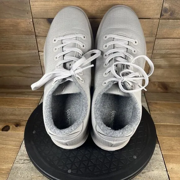 Allbirds Tree Piper Men's Size US 11 Grey Running Sneakers Lace Up Casual Shoes