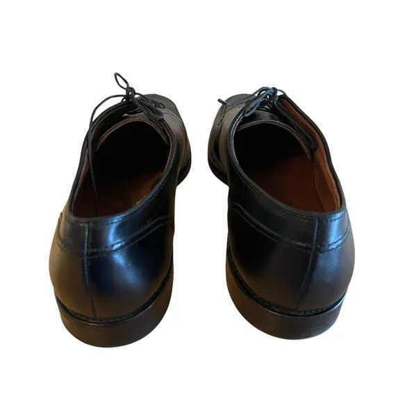 Allen Edmonds LaSalle Split Toe Oxford Shoes 13B Black Leather Classic Preppy
