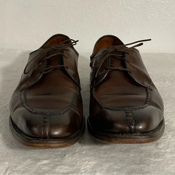 Allen Edmonds Parkway Brown Leather Oxford Dress Shoes Men’s Size 9 D Spilt Toe