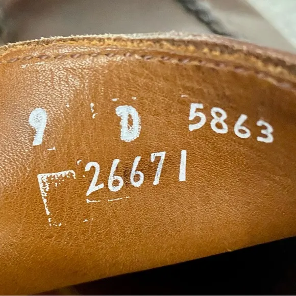Allen Edmonds Parkway Brown Leather Oxford Dress Shoes Men’s Size 9 D Spilt Toe