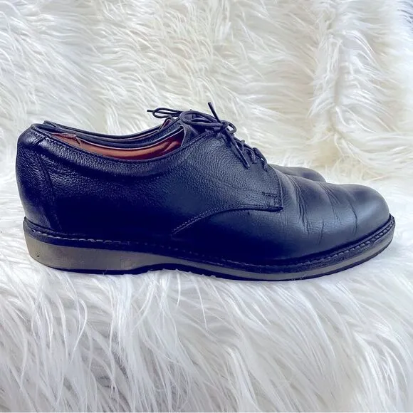 Allen Edmonds Wanderer Mens 11D Black Grain Leather 2815 Dress Shoes