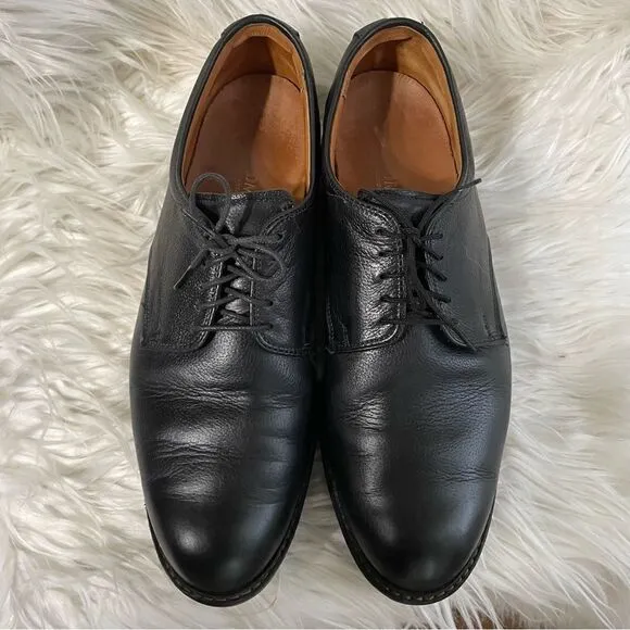 Allen Edmonds Wanderer Mens 11D Black Grain Leather 2815 Dress Shoes