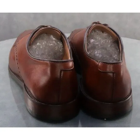 Allen Edmonds Wendell $280 Men's Dress Shoes Size 9.5 D Leather Brown
