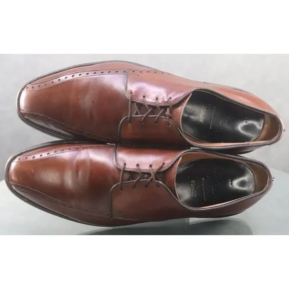 Allen Edmonds Wendell $280 Men's Dress Shoes Size 9.5 D Leather Brown