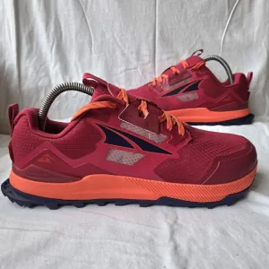 Altra Lone Peak 7 Women's Trail Running Hiking Shoes Dark Red Size 9.5 Worn 1x