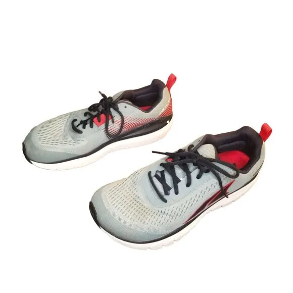 Altra Provision 5 Men Size 10 Gray Black Red Running Shoes Sneakers AL0A4VQJ229