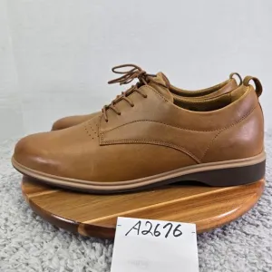Amberjack The Original Honey Brown Leather Oxford Casual Daily Shoes Mens 13