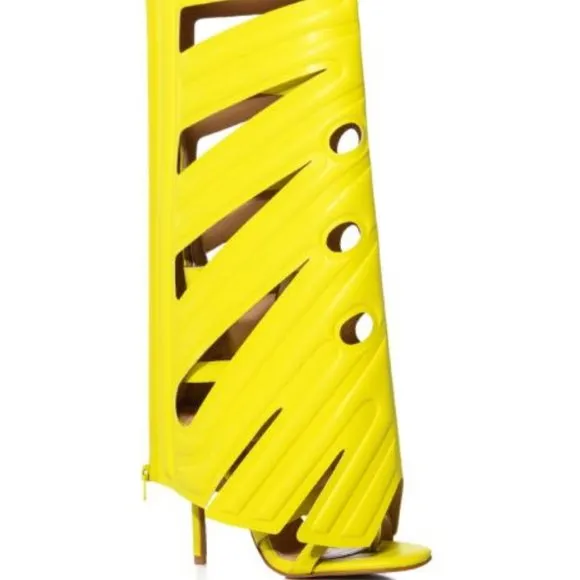&quot; LOVELY LINEAGE LEAF &quot; GLADIATOR  - LIME  ( BRAND NEW !!! )