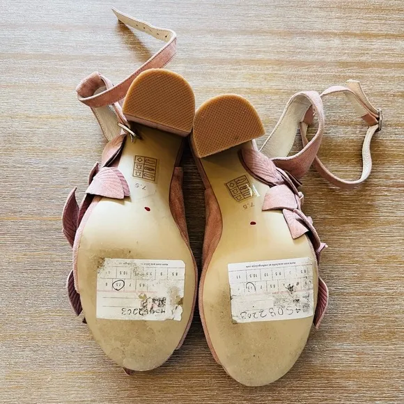 Anthropologie Jeffrey Campbell Lonicera Heeled Sandals Size 7.5 $148
