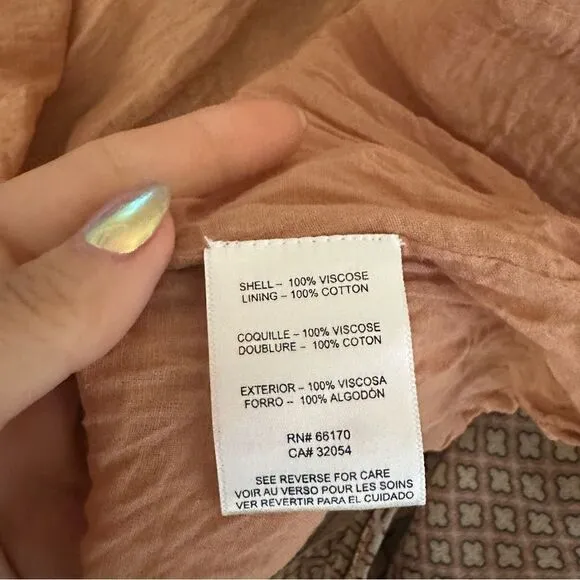 Anthropologie x Nikita Mhaisalkar Abstract Halter Boho Maxi Dress Small Petite