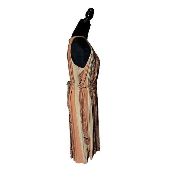 Anthropologie x Nikita Mhaisalkar Abstract Halter Boho Maxi Dress Small Petite