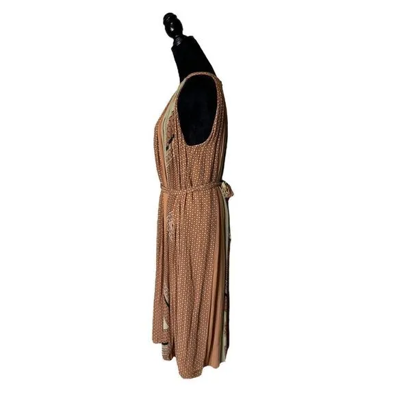 Anthropologie x Nikita Mhaisalkar Abstract Halter Boho Maxi Dress Small Petite